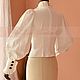 Victorian White Penny Blouse Shirt. Blouses. lacegarden. Интернет-магазин Ярмарка Мастеров.  Фото №2