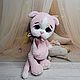  котик, розовая кошка. Мягкие игрушки. Toys-by-panda. Ярмарка Мастеров.  Фото №8