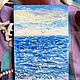 The painting ' Evening sea '. Pictures. Picture&miniature lacquer painting. My Livemaster. Фото №6
