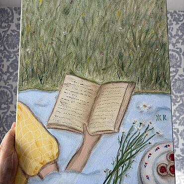 Картины и панно ручной работы. Ярмарка Мастеров - ручная работа Любимая книга. Handmade.