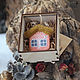 Brooch 'little House from the village Trisara'. Brooch-clip. mira-umka. Online shopping on My Livemaster.  Фото №2