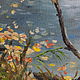 Order Painting leaf fall Autumn landscape Reflections in oil. olga-klim (olga-klim). Livemaster. . Pictures Фото №3