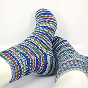 Аксессуары handmade. Livemaster - original item Socks: knitted from fine wear-resistant yarn, size 24. Handmade.