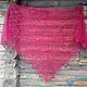 Shawl Cherry Orchard shoulder cape triangular. Shawls. Bright Shawls by BorchankaZL. My Livemaster. Фото №5