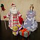 grandfather frost and snow maiden: Dolls-boxes, Ded Moroz and Snegurochka, St. Petersburg,  Фото №1