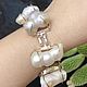 Bracelet with Baroque Pearls, Chain bracelet, Moscow,  Фото №1