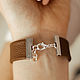 Business style bracelet for work. Chain bracelet. БРАСЛЕТЫ- ТАЛИСМАНЫ. My Livemaster. Фото №4