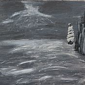 Картины и панно ручной работы. Ярмарка Мастеров - ручная работа Парусник..... Handmade.