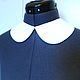 Removable collar universal white crepe. Collars. ERIO SHOP. My Livemaster. Фото №4