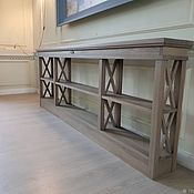 Для дома и интерьера handmade. Livemaster - original item 3681 Table-rack cantilever oak (w2100x b750x g250). Handmade.