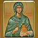 Именная икона св. вмч. Анастасия Узорешительница. Иконы. Якунина Оксана (Icon-). Интернет-магазин Ярмарка Мастеров.  Фото №2
