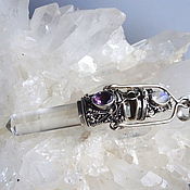 Украшения handmade. Livemaster - original item Pendant crystal rhinestone with a secret. Handmade.