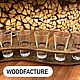 Шотница с изгибом на 6 шотов. Дуб. Подставки для бутылок и бокалов. WOODFACTURE. Интернет-магазин Ярмарка Мастеров.  Фото №2
