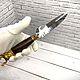 Order Universal knife-fork for meat 'Sturgeon'. Мастерская Русич - Подарки для мужчин! (bestklinok52) (bestklinok52). Livemaster. . Knives Фото №3
