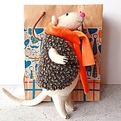 Для дома и интерьера handmade. Livemaster - original item Eugene the rat, an interior toy. Handmade.