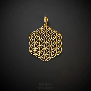 Украшения ручной работы. Ярмарка Мастеров - ручная работа Цветок Жизни. Handmade.
