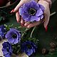 Букет Анемонов. Анемон из холодного фарфора. Композиции. Fiore Spell. Ярмарка Мастеров.  Фото №6