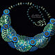Necklace Combination Orange Gray (401) designer jewelry. Necklace. Svetlana Parenkova (parenkova). My Livemaster. Фото №9
