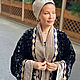 Copy of Copy of Handbag of black velvet with beaded monkey, Robes, Moscow,  Фото №1