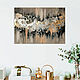 Interior abstract painting with silver, Pictures, Moscow,  Фото №1