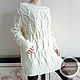 Trendy longline cardigan with Arana, Alpaca wool. Jumpers. PeeKaBoo knitwear. Online shopping on My Livemaster.  Фото №2