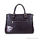 The average bag of 'bullfinches on the branch'. Classic Bag. Pelle Volare. My Livemaster. Фото №4