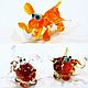 Collectible micro figurine made of colored glass ant elephant. Miniature figurines. In Glass. Online shopping on My Livemaster.  Фото №2