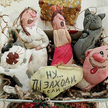 Сувениры и подарки ручной работы. Ярмарка Мастеров - ручная работа Ёлочные игрушки из мультфильма Жил был пёс. Handmade.