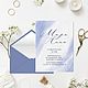 Wedding invitations. Development of the layout of invitations for printing, Invitations, Moscow,  Фото №1