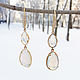 Earrings are made of jewelry glass "White Nights", Earrings, Moscow,  Фото №1
