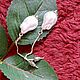 Серьги-пуссеты:  Молодежные серьги - гвоздики на цепочке. Серьги-пусеты. For you ... Украшения. Интернет-магазин Ярмарка Мастеров.  Фото №2