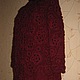 Пальто "Спелая вишня". Пальто. Людмила  Ануфриенко. Ярмарка Мастеров.  Фото №5