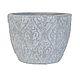 Round small concrete pot Provence Openwork series, Pots1, Azov,  Фото №1