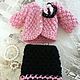 Knitted costume for Barbie dolls. Clothes for dolls. Diamant of Happiness. Online shopping on My Livemaster.  Фото №2