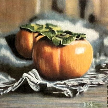 Открытки ручной работы. Ярмарка Мастеров - ручная работа Золото хурмы. Handmade.