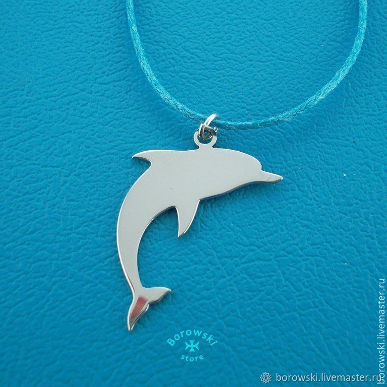 Dolphin pendant-stainless steel 