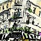 Картина Кафе "La Villa des Abbesses" в Париже. Картины. Katya Osina Art (katyaosina). Ярмарка Мастеров.  Фото №5