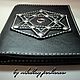 Заказать ОБЛОЖКА ДЛЯ ПАСПОРТА " MAGEN DAVID " ( НАТУРАЛЬНАЯ КОЖА ). NIKOLAY PERKHUROV. Ярмарка Мастеров. . Обложка на паспорт Фото №3