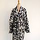 Uzbek cotton robe made of ikat. Boho coat, caftan. CHT001, Robes, Odintsovo,  Фото №1