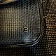 Винтаж: Bally of Switzerland. Черная сумка через плечо из ПВХ и кожи. Сумки винтажные. Chic bags. Интернет-магазин Ярмарка Мастеров.  Фото №2