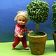 Заказать Самшит штамбовый. Миниатюра для кукол. Кукольный дом и сад. Всё для кукольного сада и дома. (miniflora). Ярмарка Мастеров. . Мини растения и цветы Фото №3