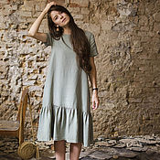 Платье длинное льняное "Стамбул"
