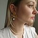 Винтаж:  Клипсы Цветы от Парижского Музея Искусств, Серьги винтажные, Москва,  Фото №1