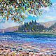  Oil painting landscape ' sea Bay. Montenegro», Pictures, Moscow,  Фото №1