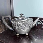 Винтаж handmade. Livemaster - original item Teapot, ENGLAND, 1900-1910S., SILVER PLATING,without a stamp (6340). Handmade.