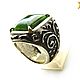 Jade 'Victory' ring silver. Ring. Design jewelry. My Livemaster. Фото №4