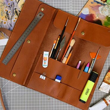 Сумки ручной работы. Ярмарка Мастеров - ручная работа Пенал для художника. Handmade.