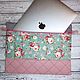 Чехол для MacBook-ноутбук (handmade) Амели 25x33 см. Чехол. YevGeniya. Интернет-магазин Ярмарка Мастеров.  Фото №2
