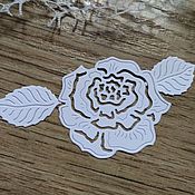Материалы для творчества handmade. Livemaster - original item !Cutting for scrapbooking-Royal rose, diz cardboard. Handmade.