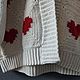 Кардиган с сердечками. Кардиганы. София (creatwom). Ярмарка Мастеров.  Фото №6